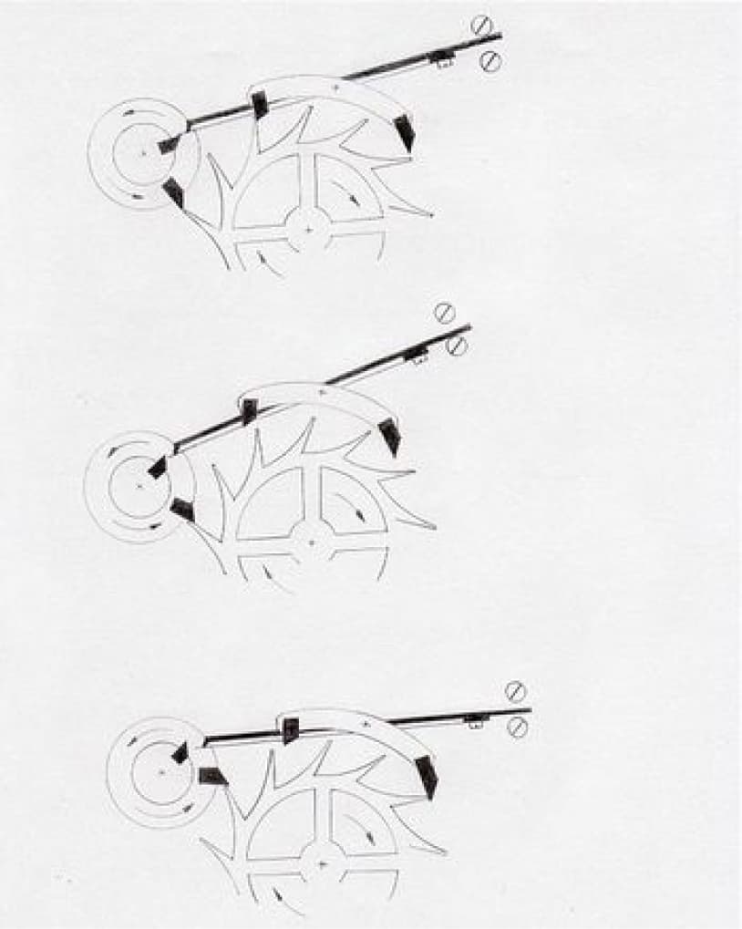 Escapement Desmodromic Original Sketch